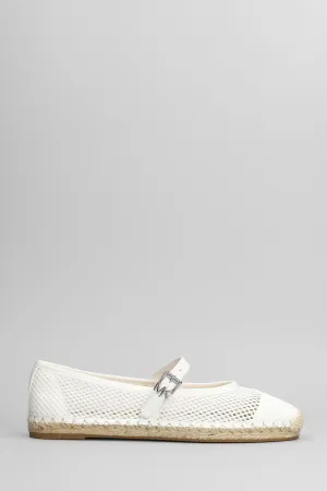 Lynn Espadrilles in white fabric