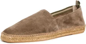Men's Pablo Suede Espadrilles, Topo, Brown, 6 Medium US