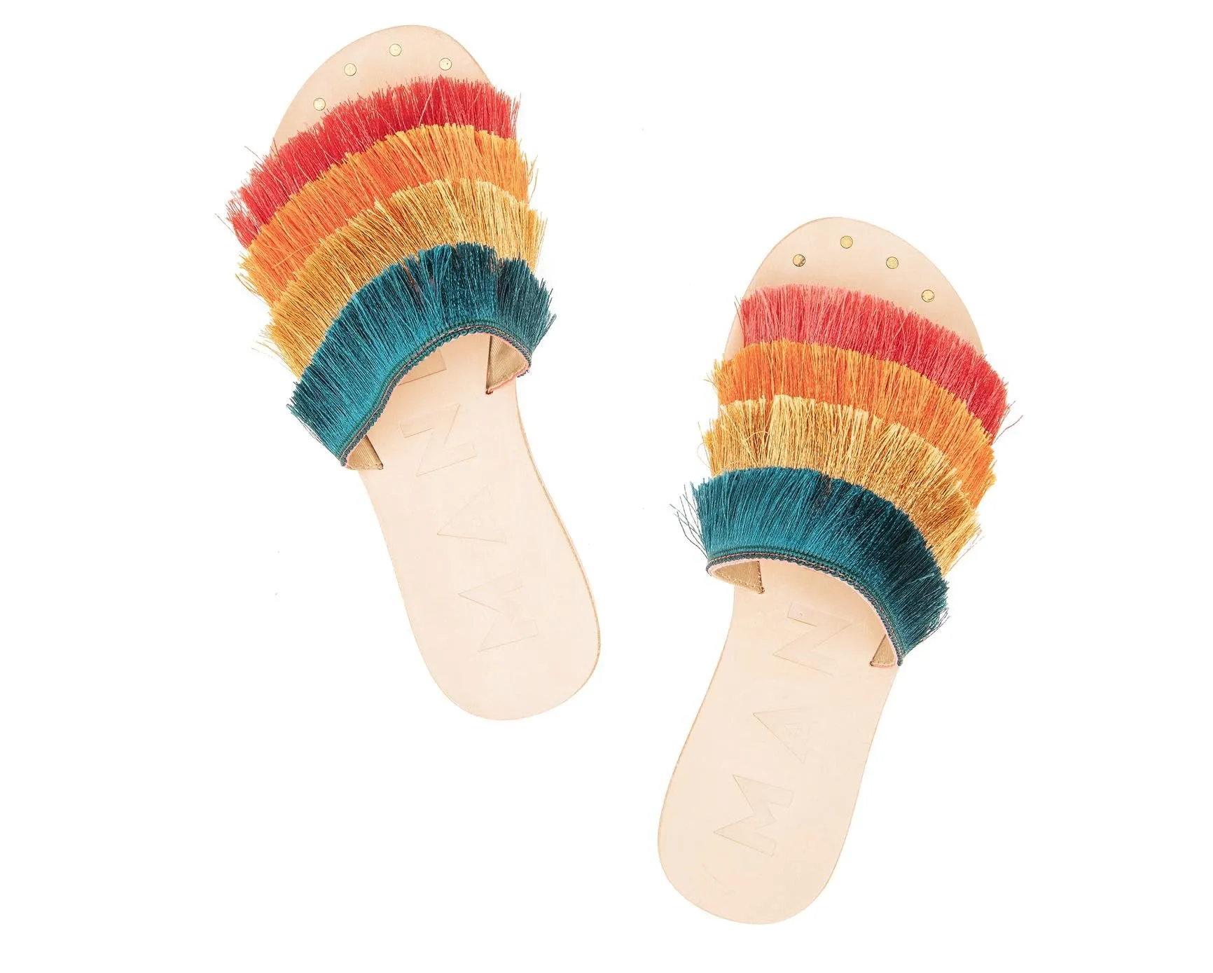 Multicolor Reduced - Belt Fringes - Wide range Ibiza One Sandals