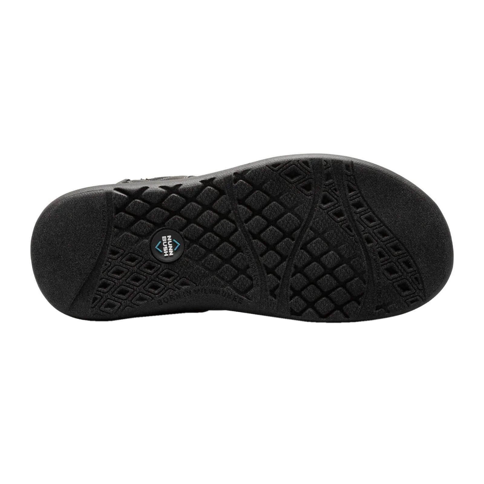 Nunn Bush Men's Rio Vista River Slide Sandal with Adjustable Straps for Perfect Fit, Black, 9 Wide