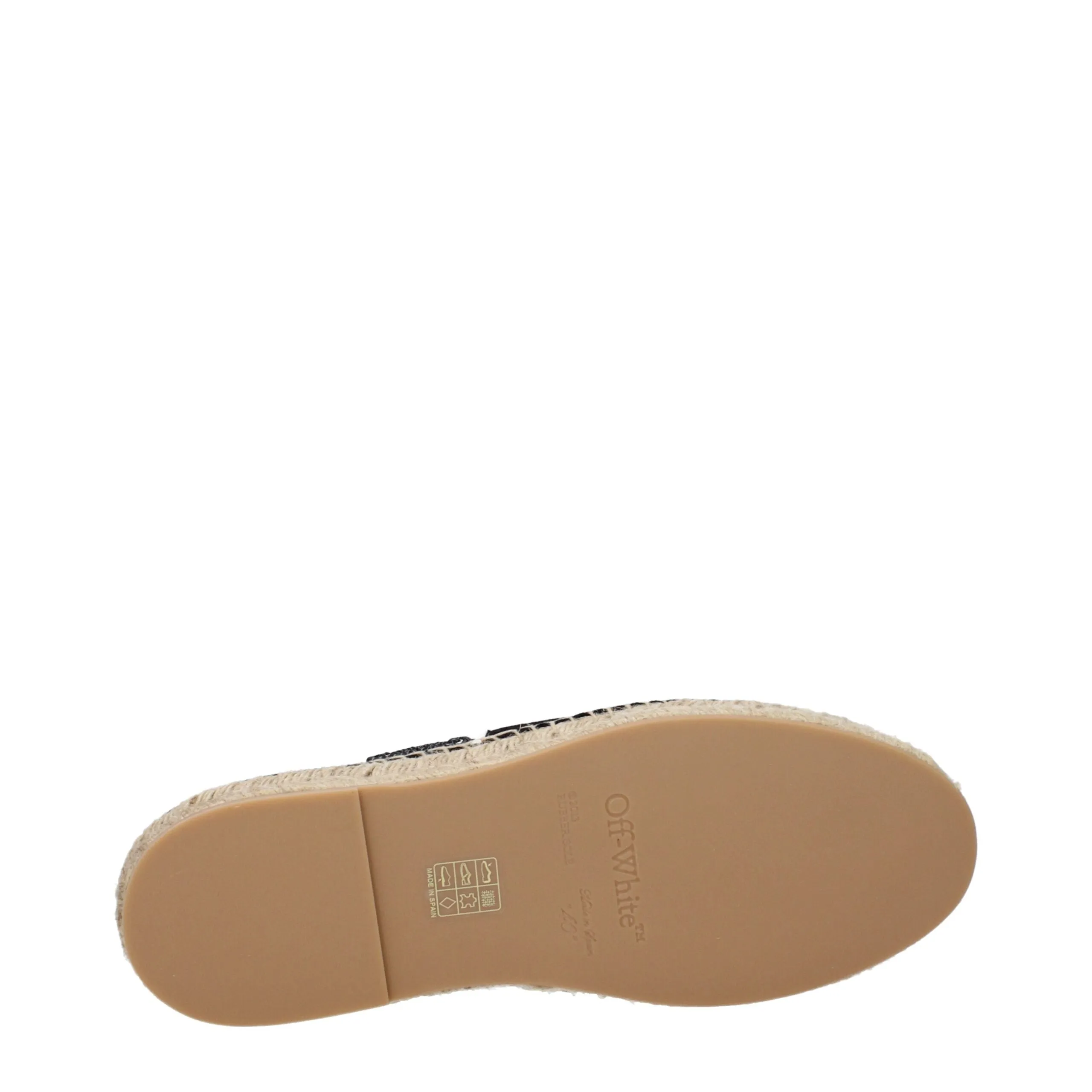 Off-White Early access Fabric Classic Espadrille Black