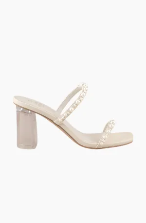 Pearlina Block Heel Mule Sandal