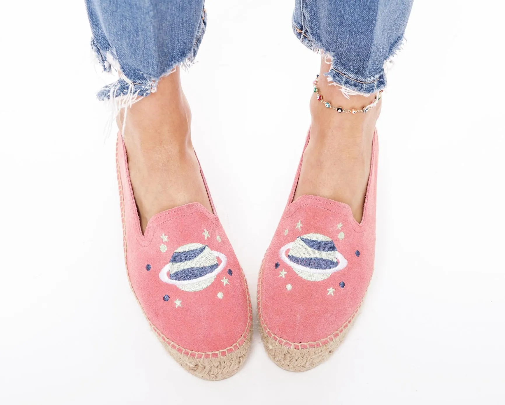 Planet Paradise - Pink State-of-the-art Espadrilles Springs - Palm Waterproof