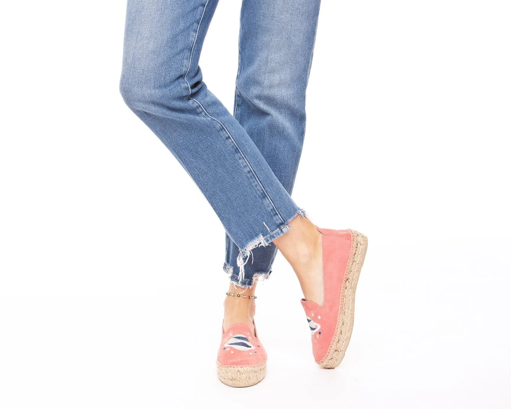 Planet Paradise - Pink State-of-the-art Espadrilles Springs - Palm Waterproof