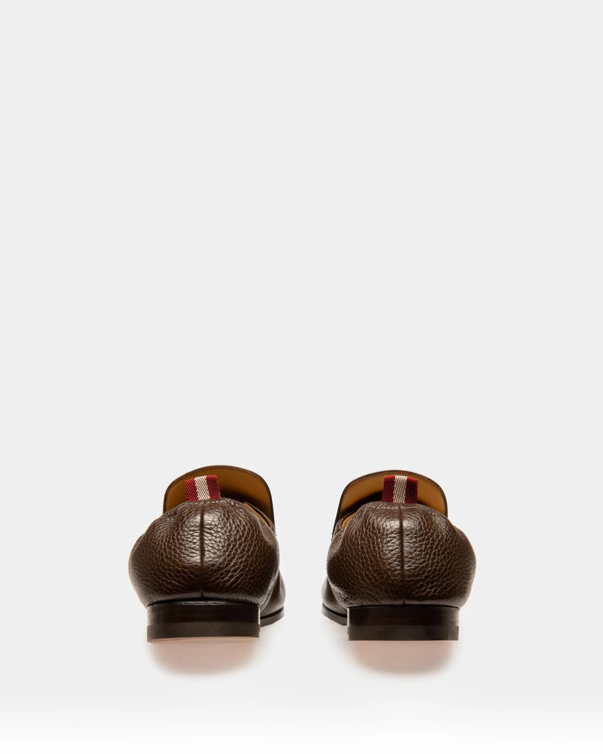 Planker Leather Loafers In Brown