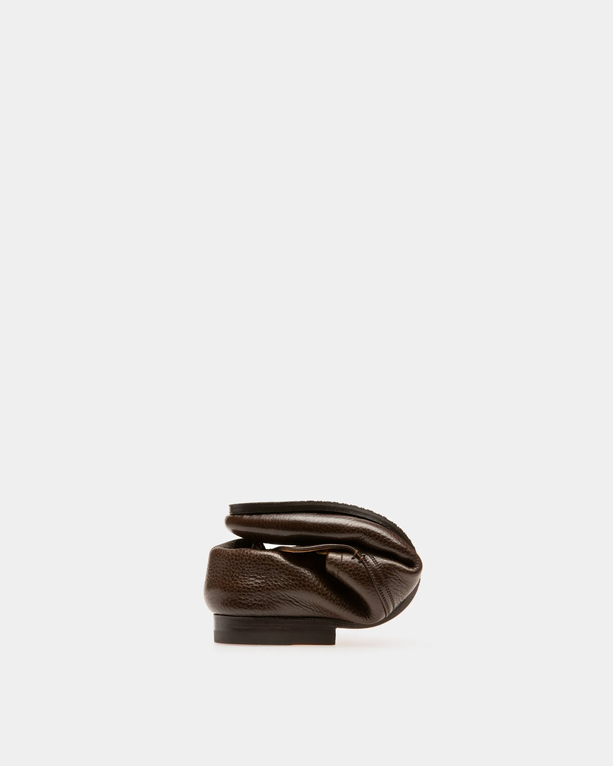 Planker Leather Loafers In Brown