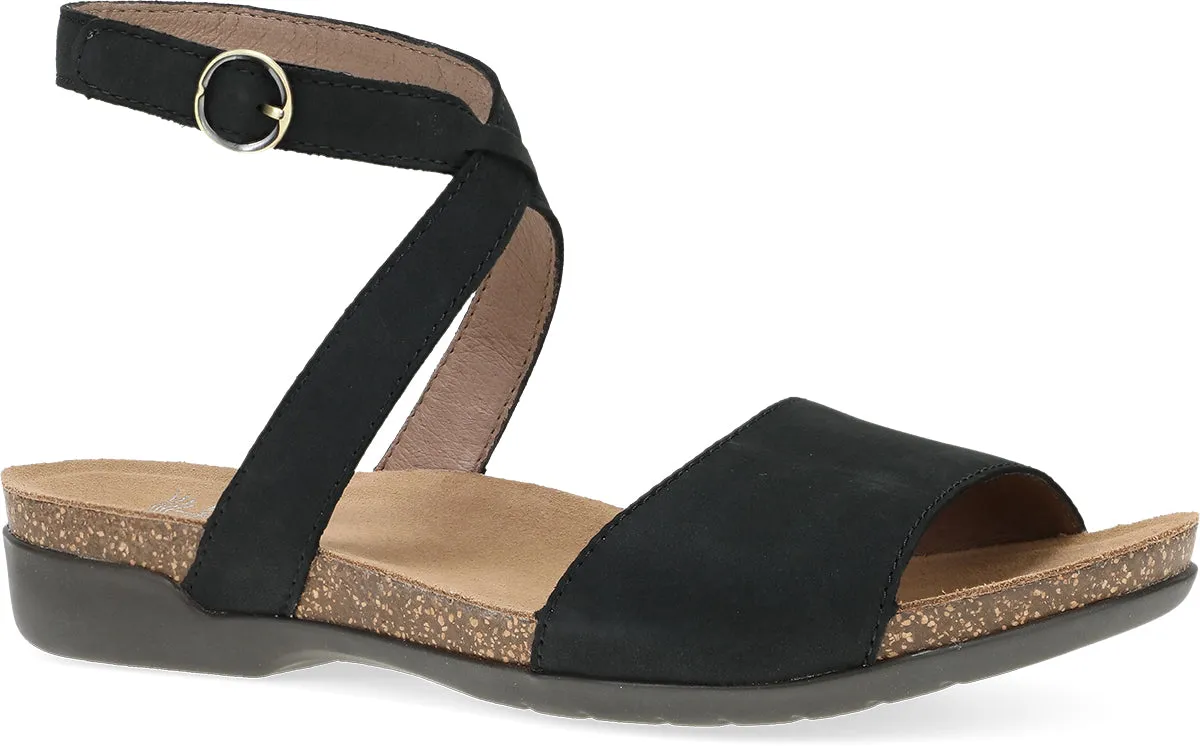 Rafferty Black Ankle Strap Sandal