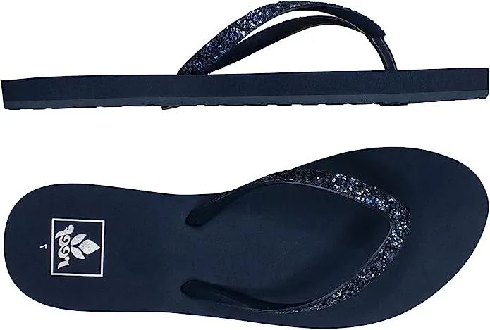 Reef Women's Stargazer Mermaid Sandals – Sparkly, Comfortable, Beach Flip-Flops