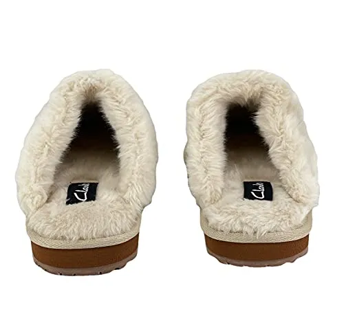 Slipper Natural Clog Scuff Mules Slippers Open Comfort Cosy Slip-On Clarks Reliable delivery Hot deal Back