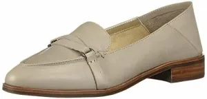 South Loafers Flat On East Positive testimonials Grey Aerosoles Stacked *00% satisfaction guarantee Slip Leather Heel Women's