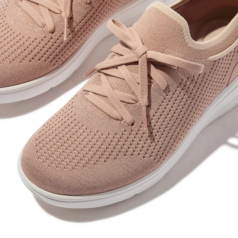 SUPER-Q KNIT Womens Trainers Beige Buff/Rose Gold