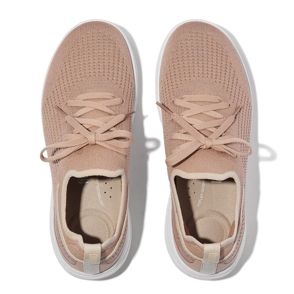 SUPER-Q KNIT Womens Trainers Beige Buff/Rose Gold