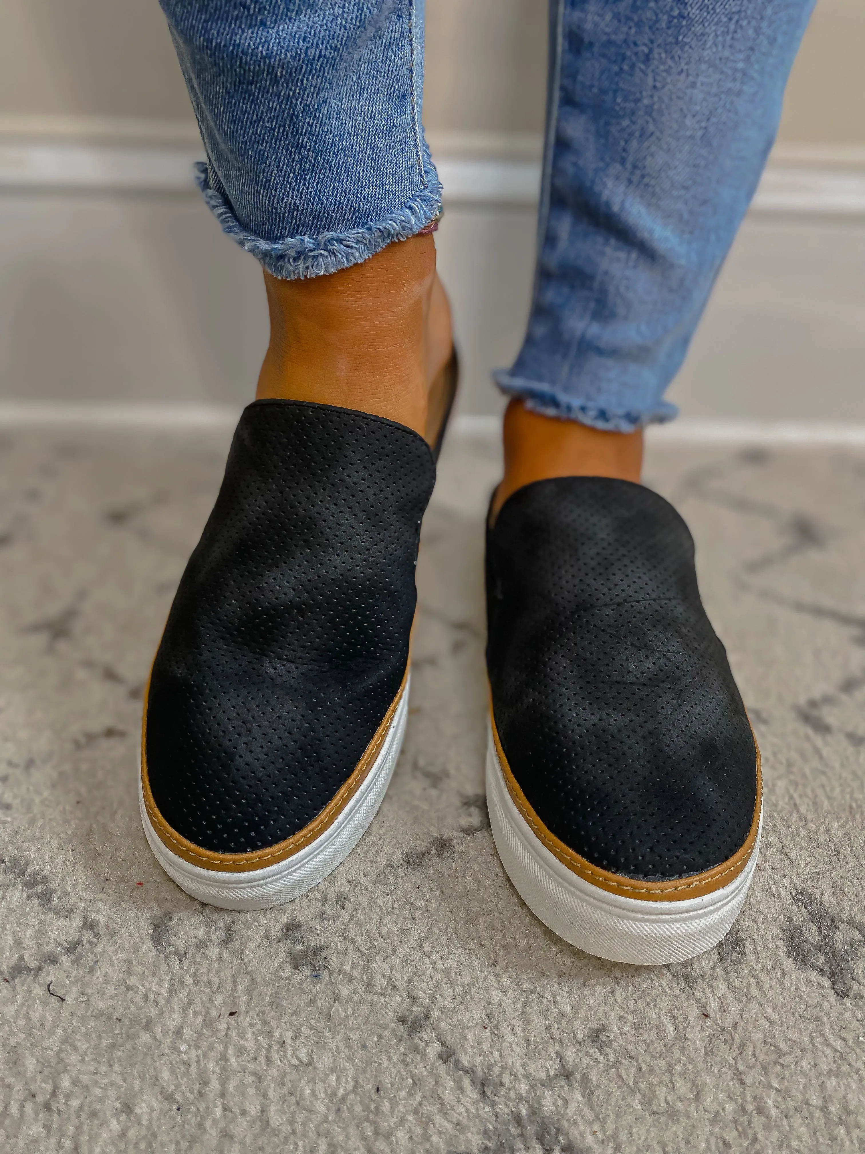 The Dakota Sneaker Mule in Black