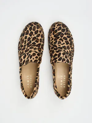 The Penny Loafer in Ponyhair Leopard