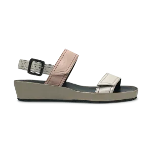 Thierry Rabotin Women's Uno 4701Q Nude Adjustable Leather Sandal
