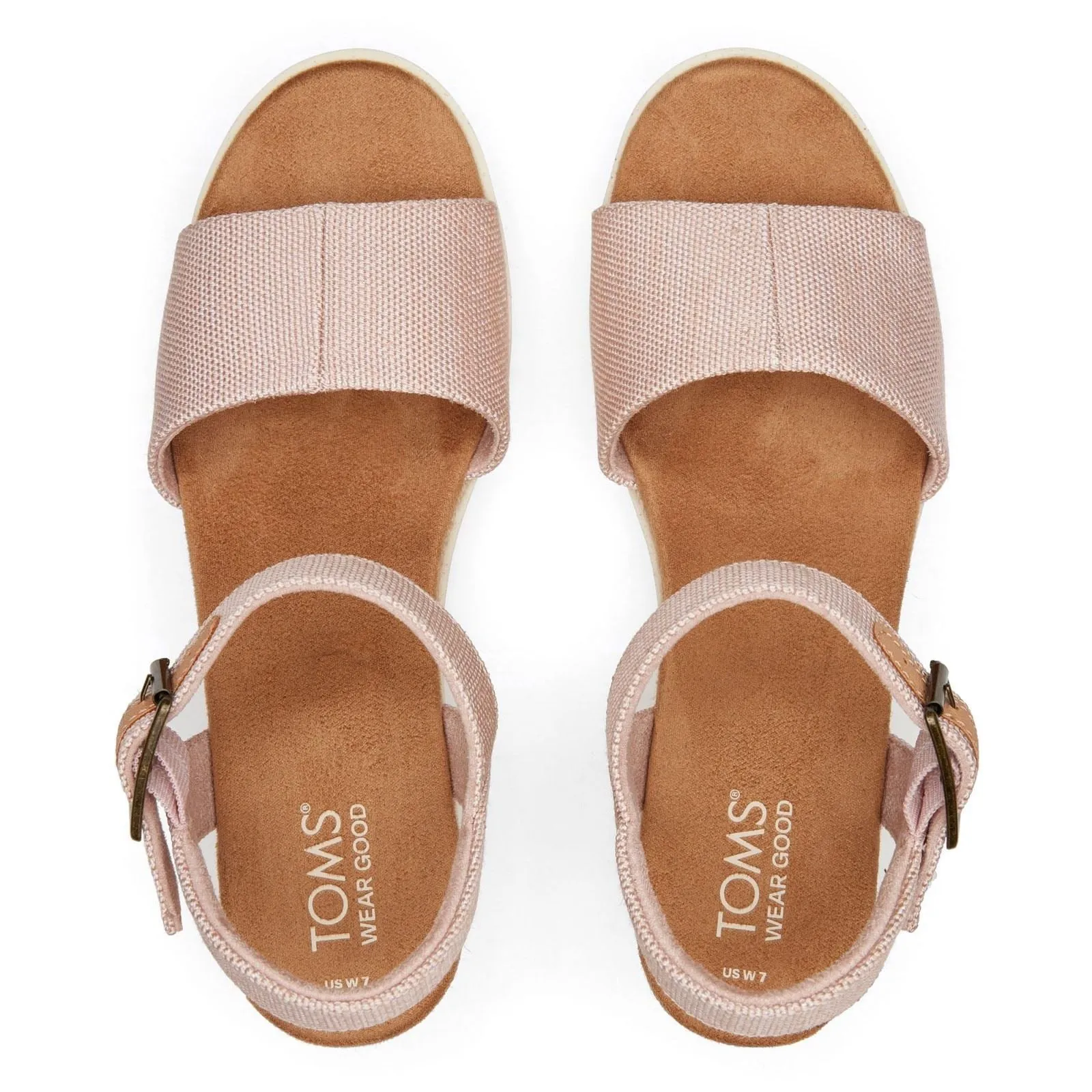 TOMS Women's Diana Wedge in Ballet Pink