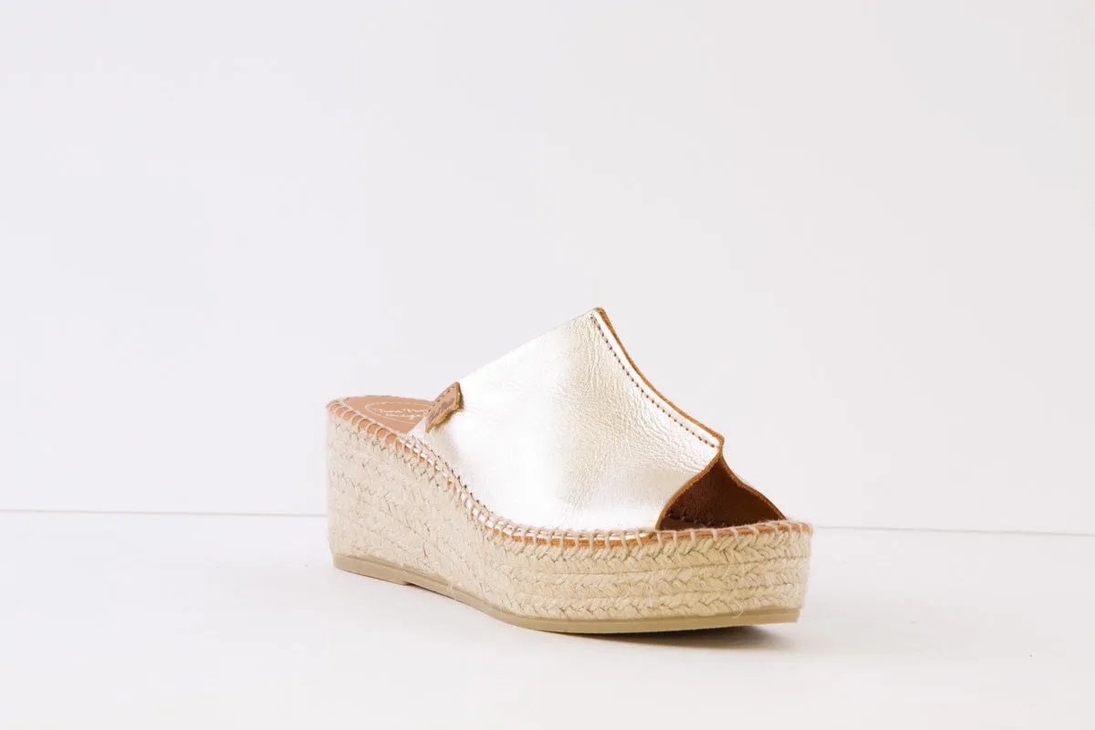 TONI PONS - IVONNE MEDIUM WEDGE FASHION MULE - GOLD