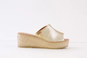TONI PONS - IVONNE MEDIUM WEDGE FASHION MULE - GOLD