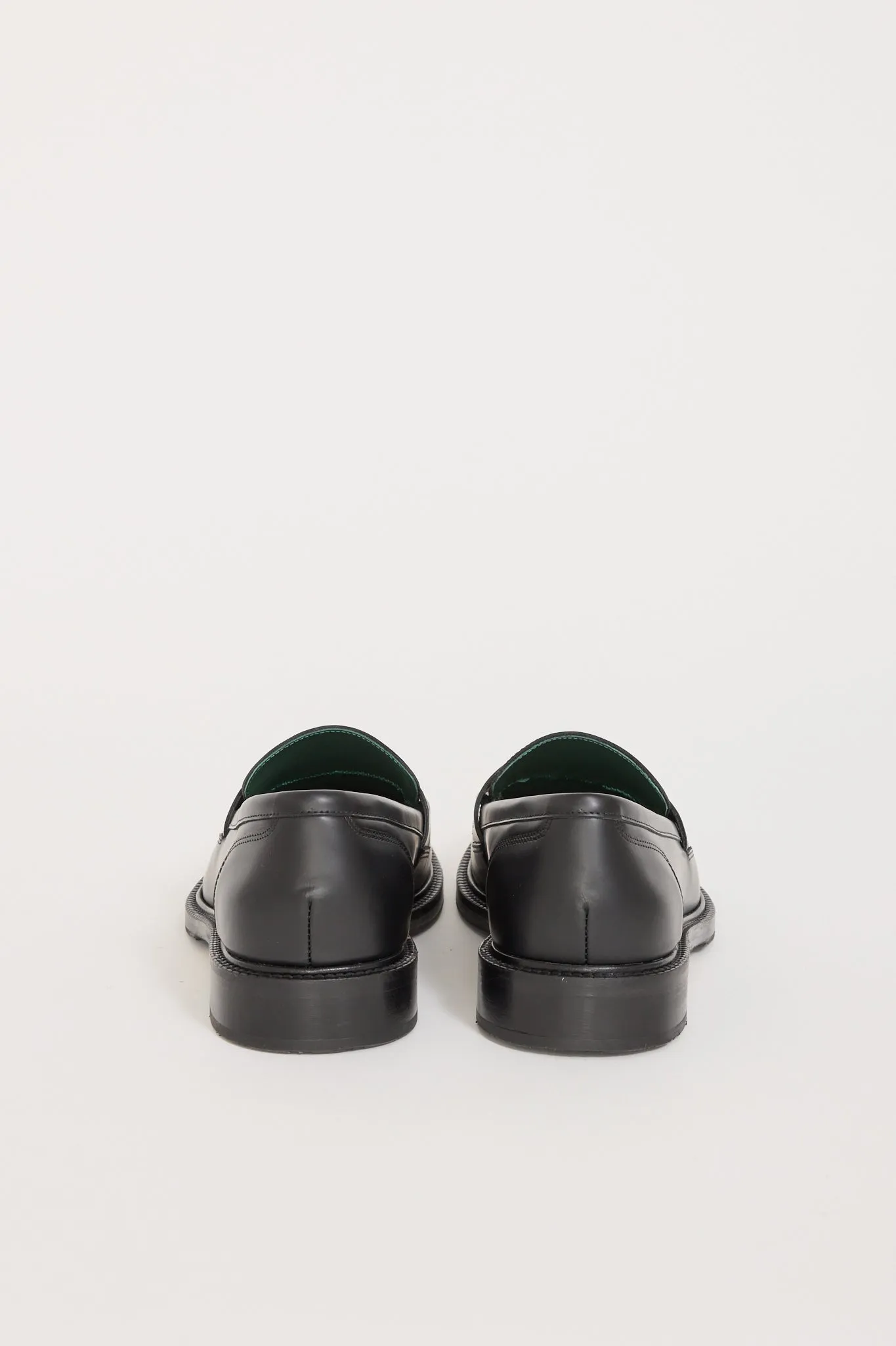 Townee Penny Loafer Black Polido Leather