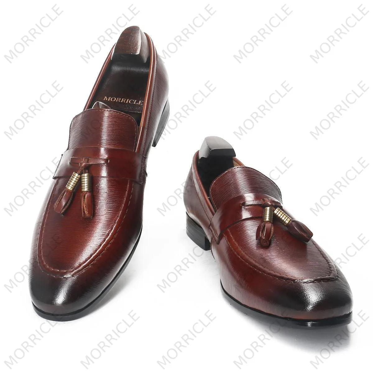 Vintage Stylish Slip On Tassel Loafers