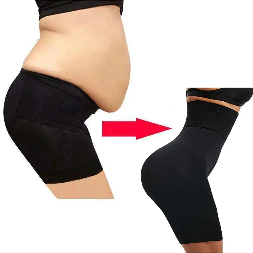 Women High Waist Shaper Shorts Breathable Body Shaper Slimming Tummy Underwear Panty Shapers